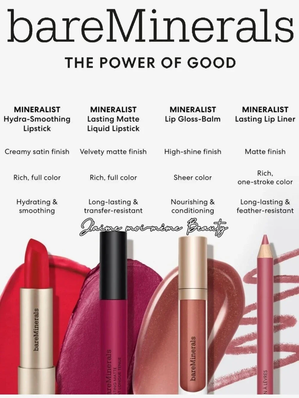 bareMinerals Mineralist Matte Liquid Lipstick - Mighty - Cool Midtone Pink